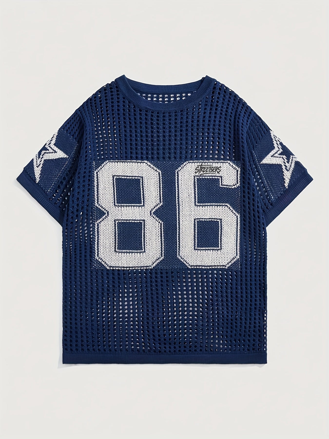 STRX86 – Oversized Mesh Gridiron Tee (Unisex)