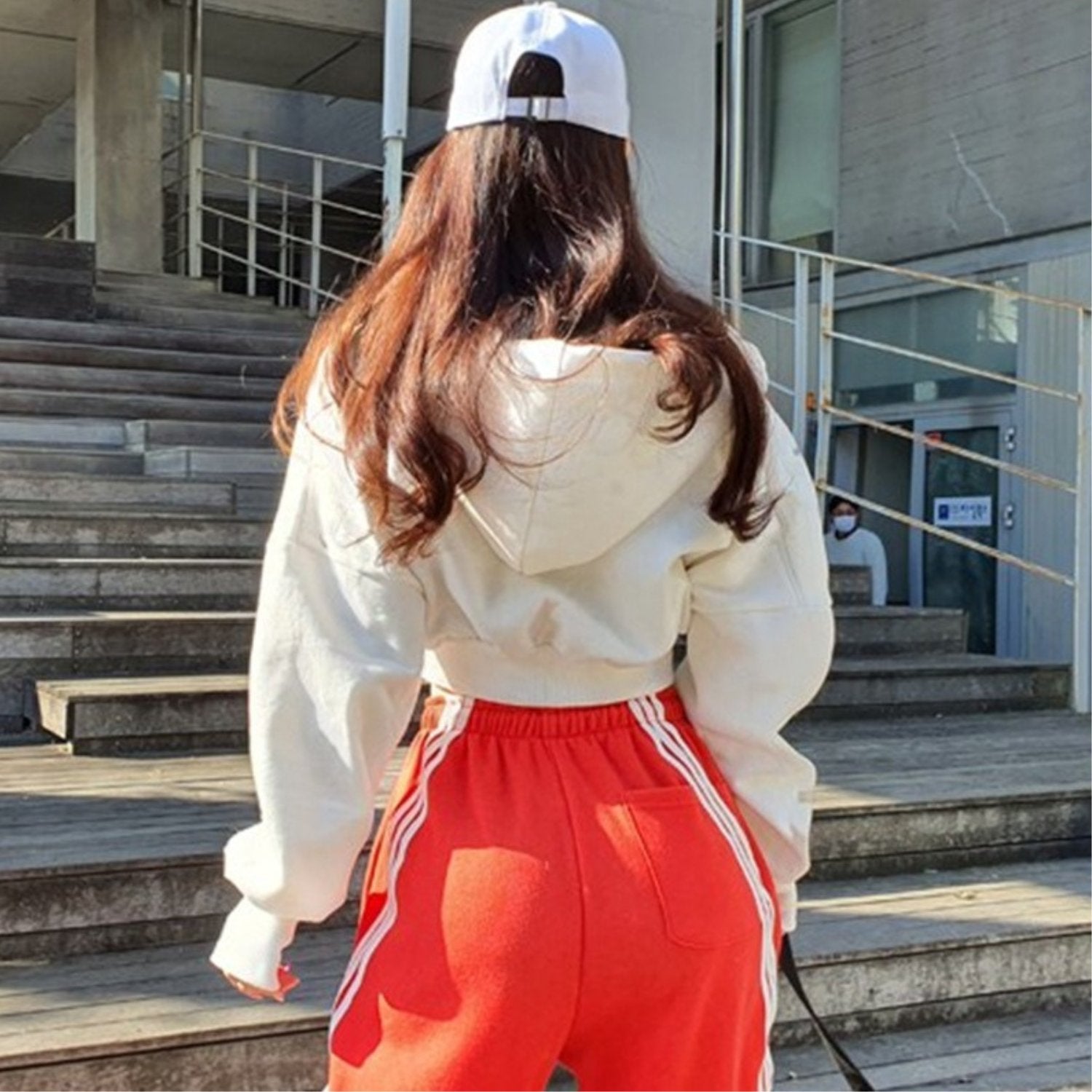 Cropped Zip-Up Hoodie Jacket (Women’s)