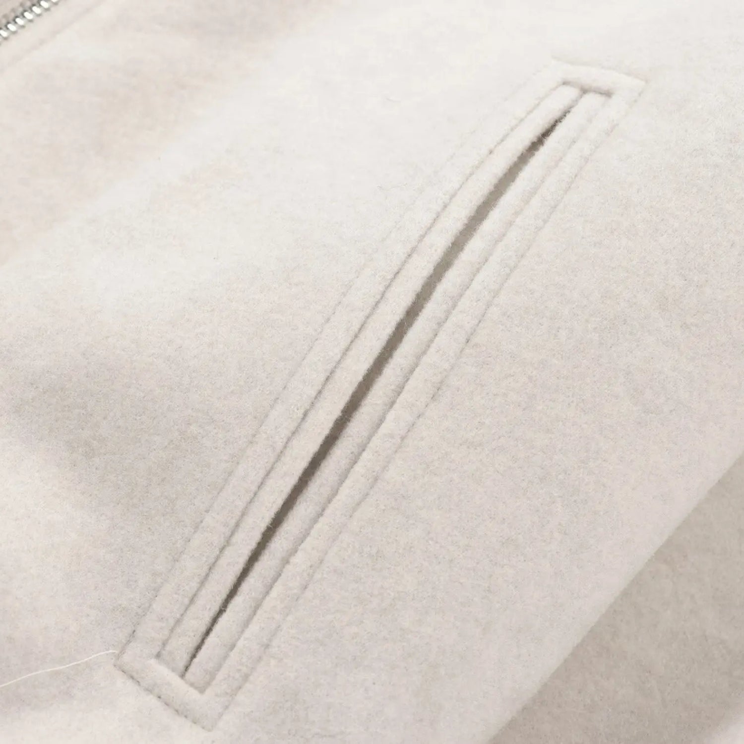 Cropped Full Zip Up Mini Pilot Jacket (Women's)