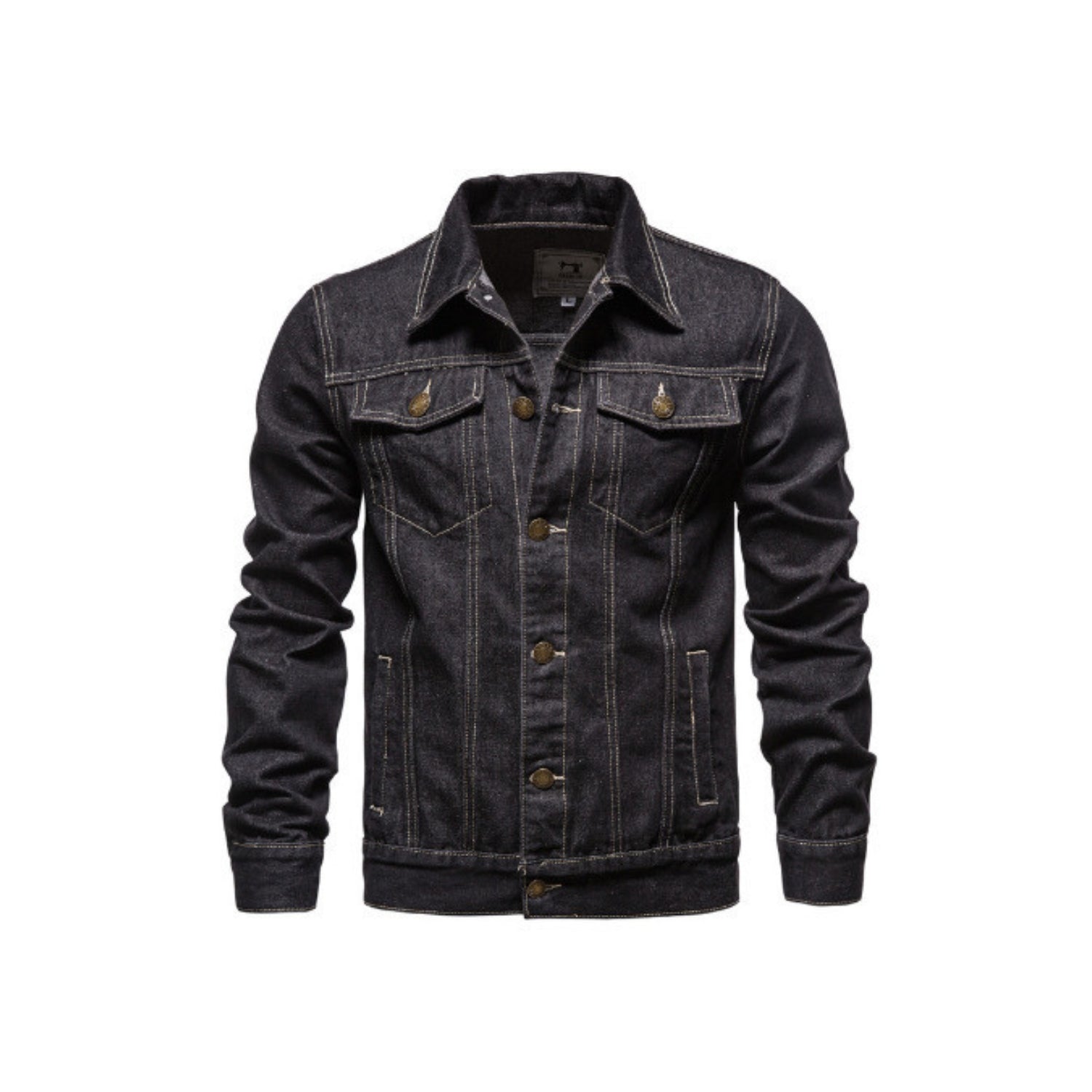 Korean Style Slim Fit Denim Shirt Jacket (Men’s)