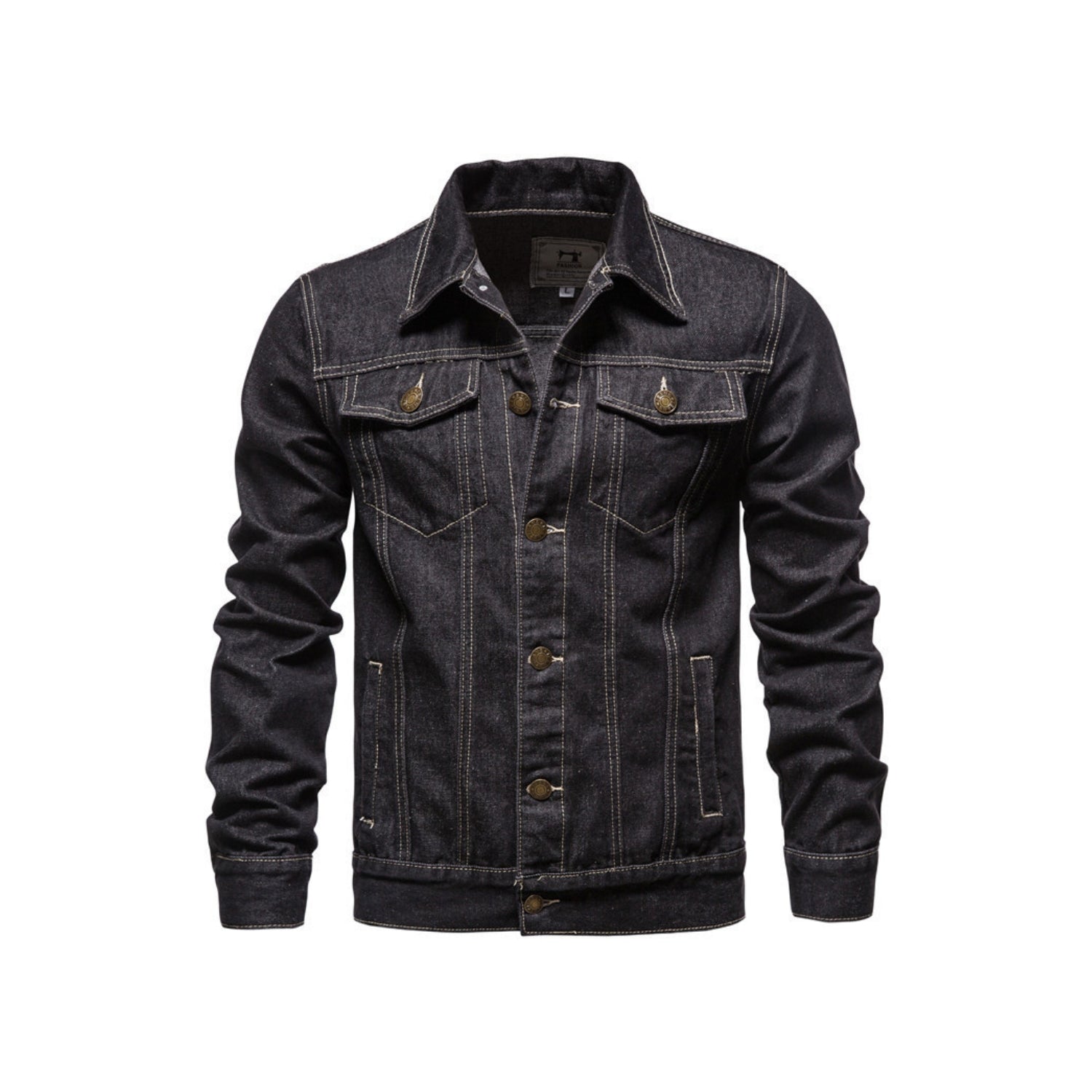 Korean Style Slim Fit Denim Shirt Jacket (Men’s)