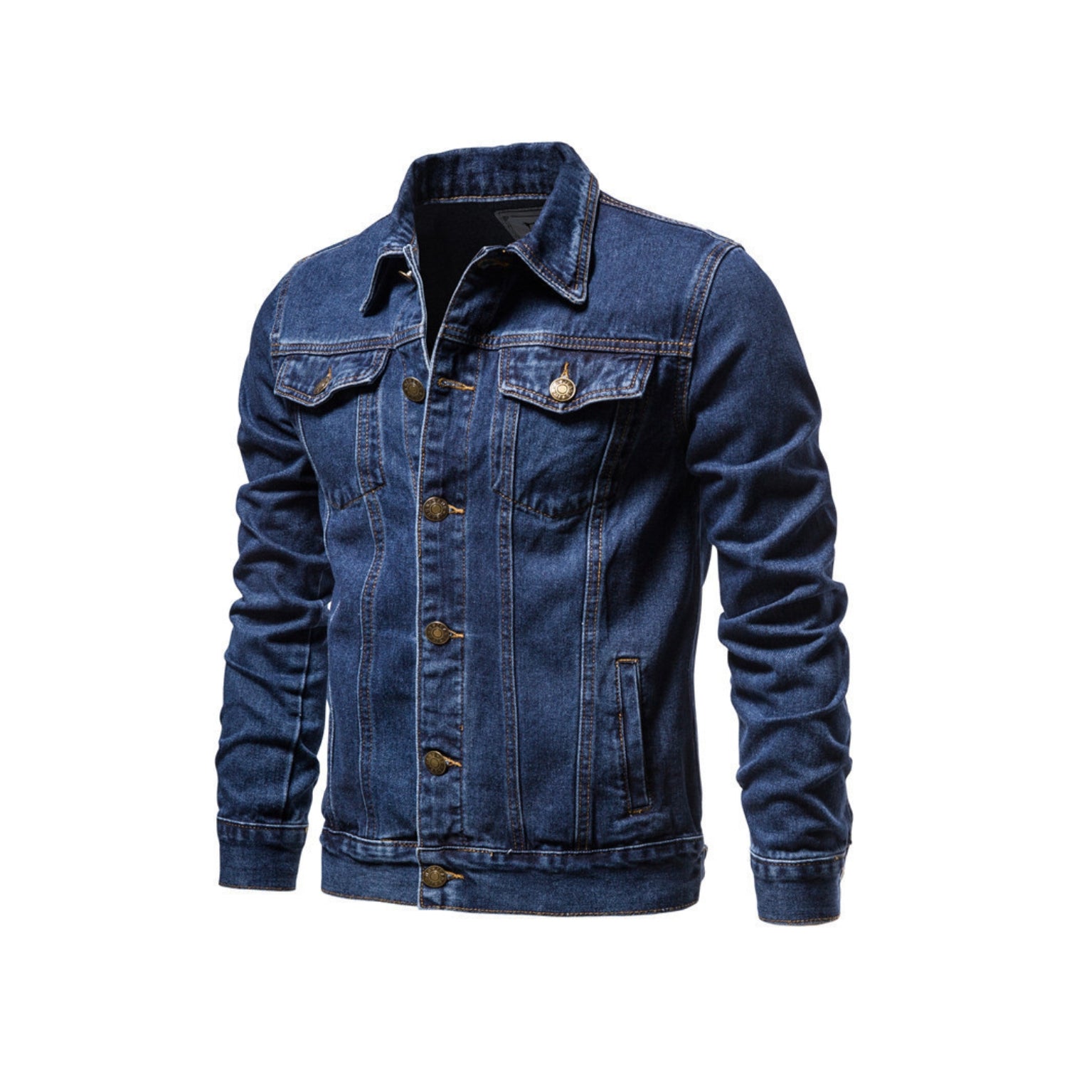 Korean Style Slim Fit Denim Shirt Jacket (Men’s)
