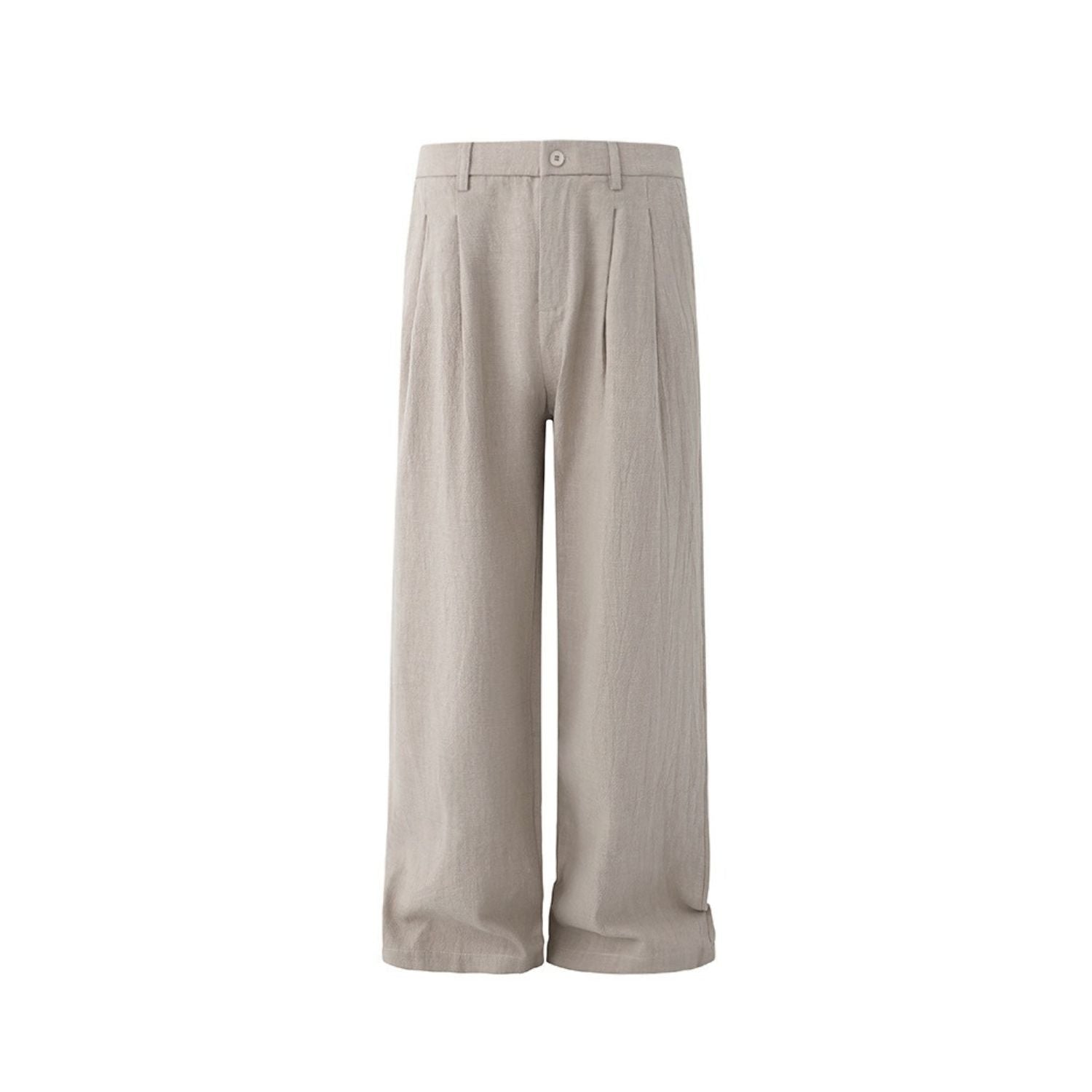 Linen Blend Wide-Leg Casual Pants (Men’s)