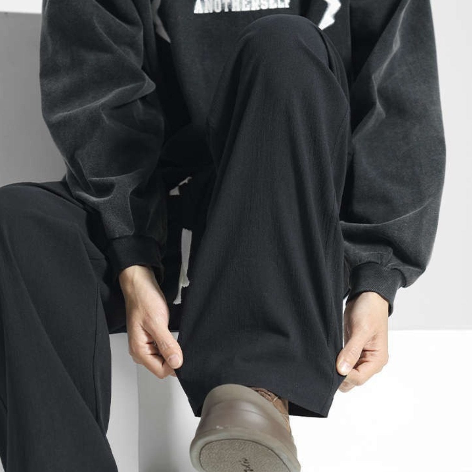 Cotton Linen Straight Casual Pants (Men’s)