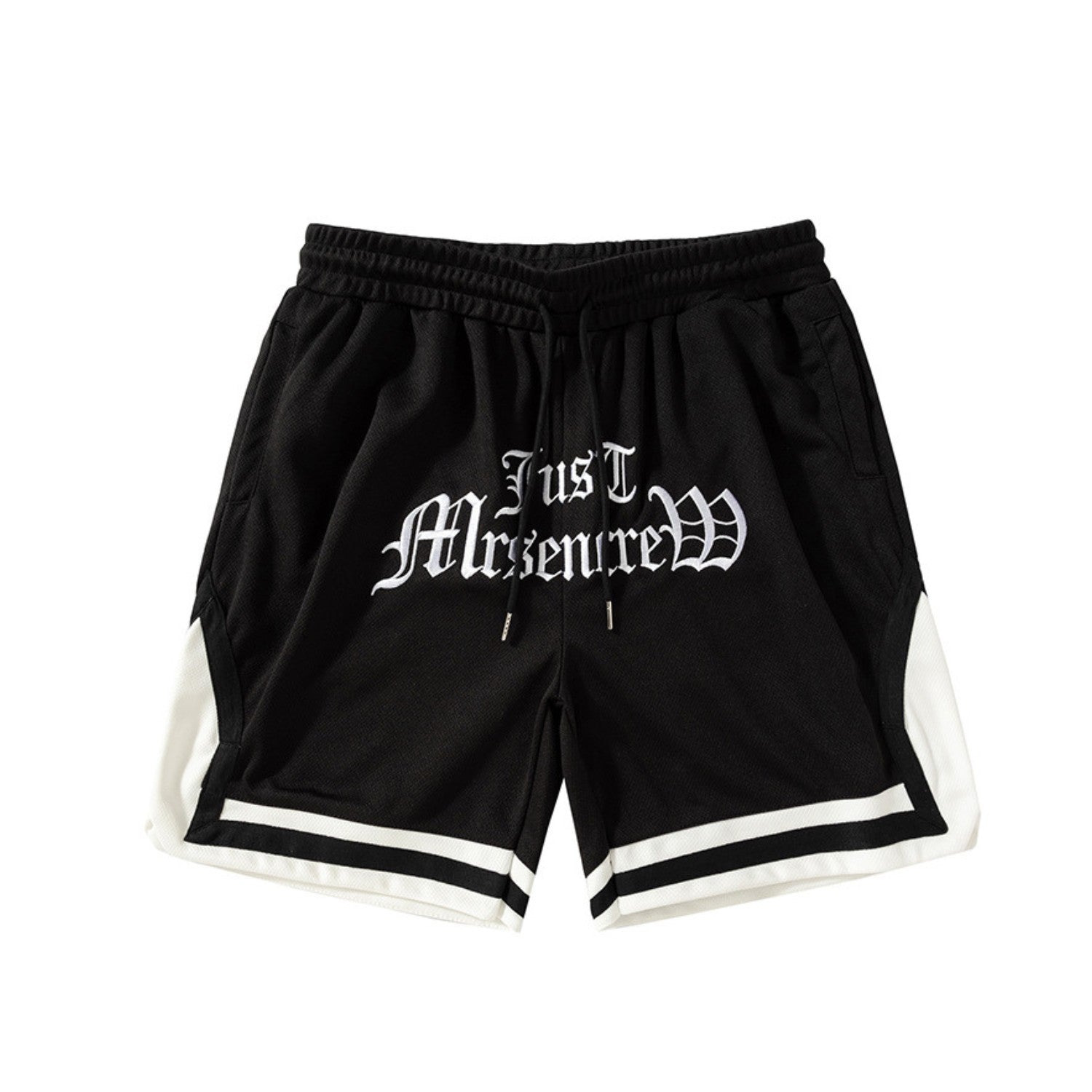 American Street Basketball Shorts with Gothic Lettering (Men’s)