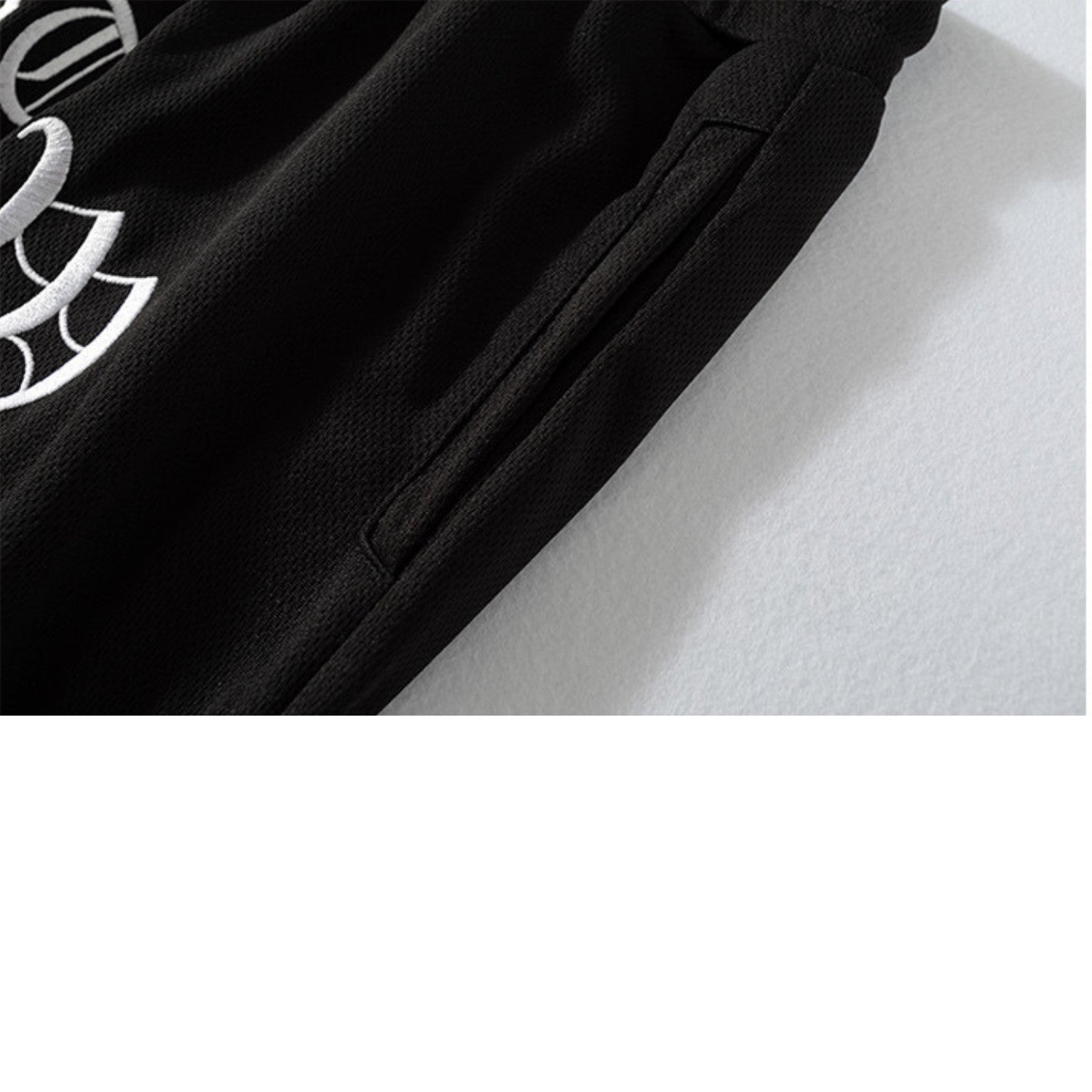 American Street Basketball Shorts with Gothic Lettering (Men’s)