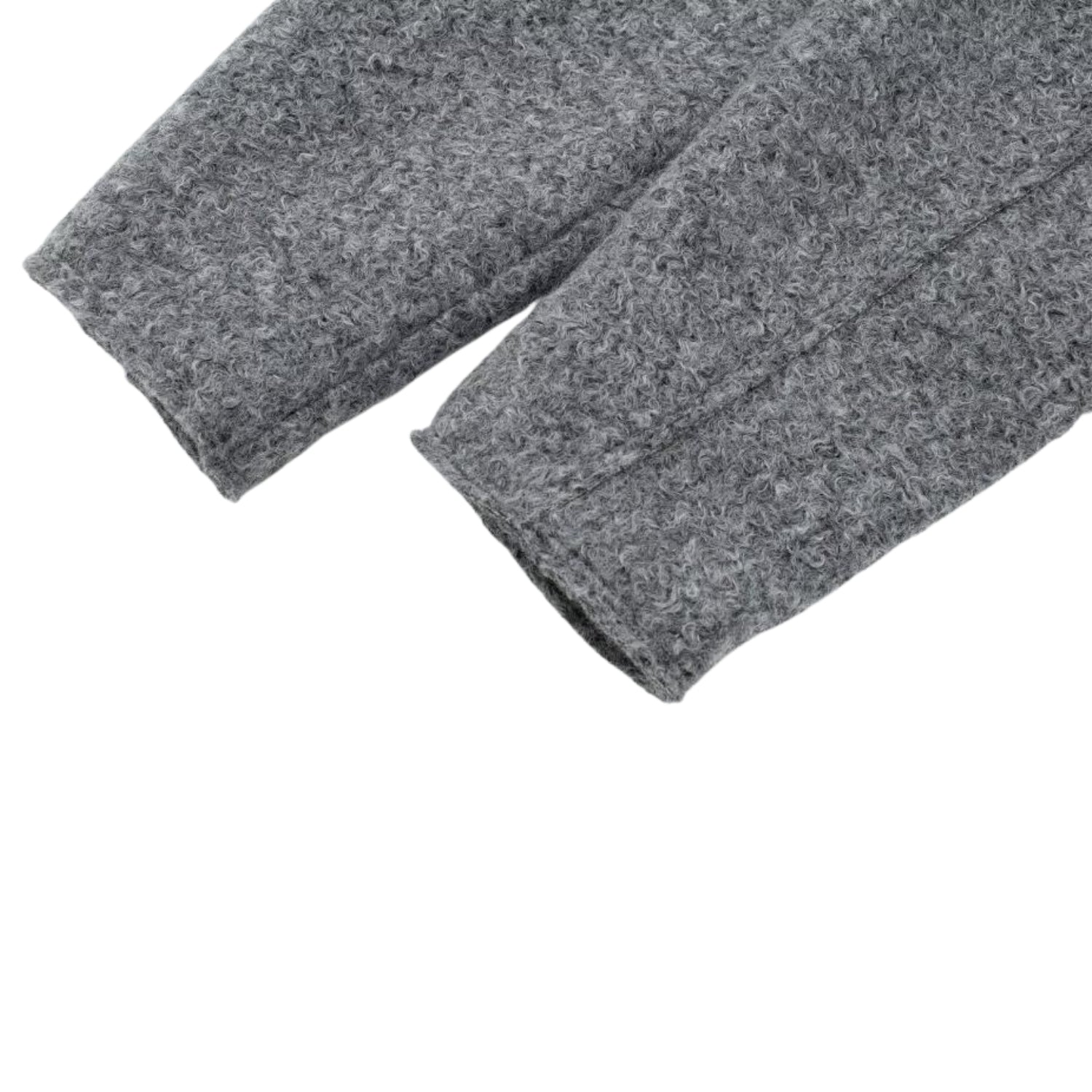 Cropped Zip-up Tweed Jacket With Polo Collar (Women’s)