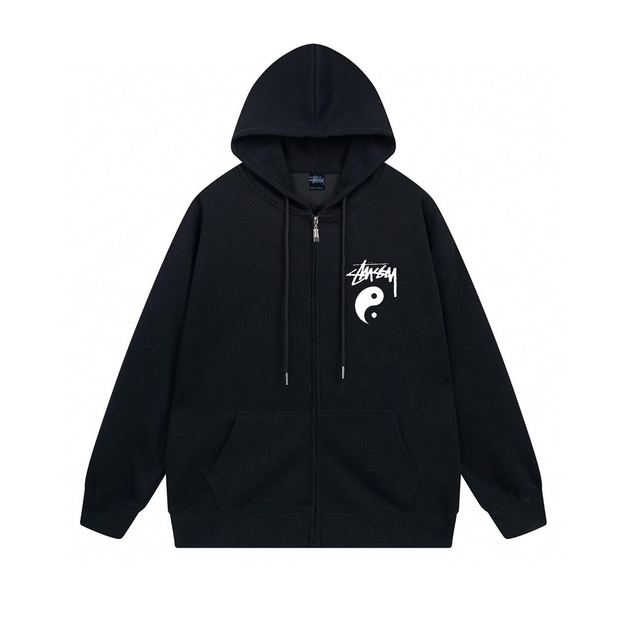 Stussy Yin-Yang Full Zip Hoodie (Unisex)