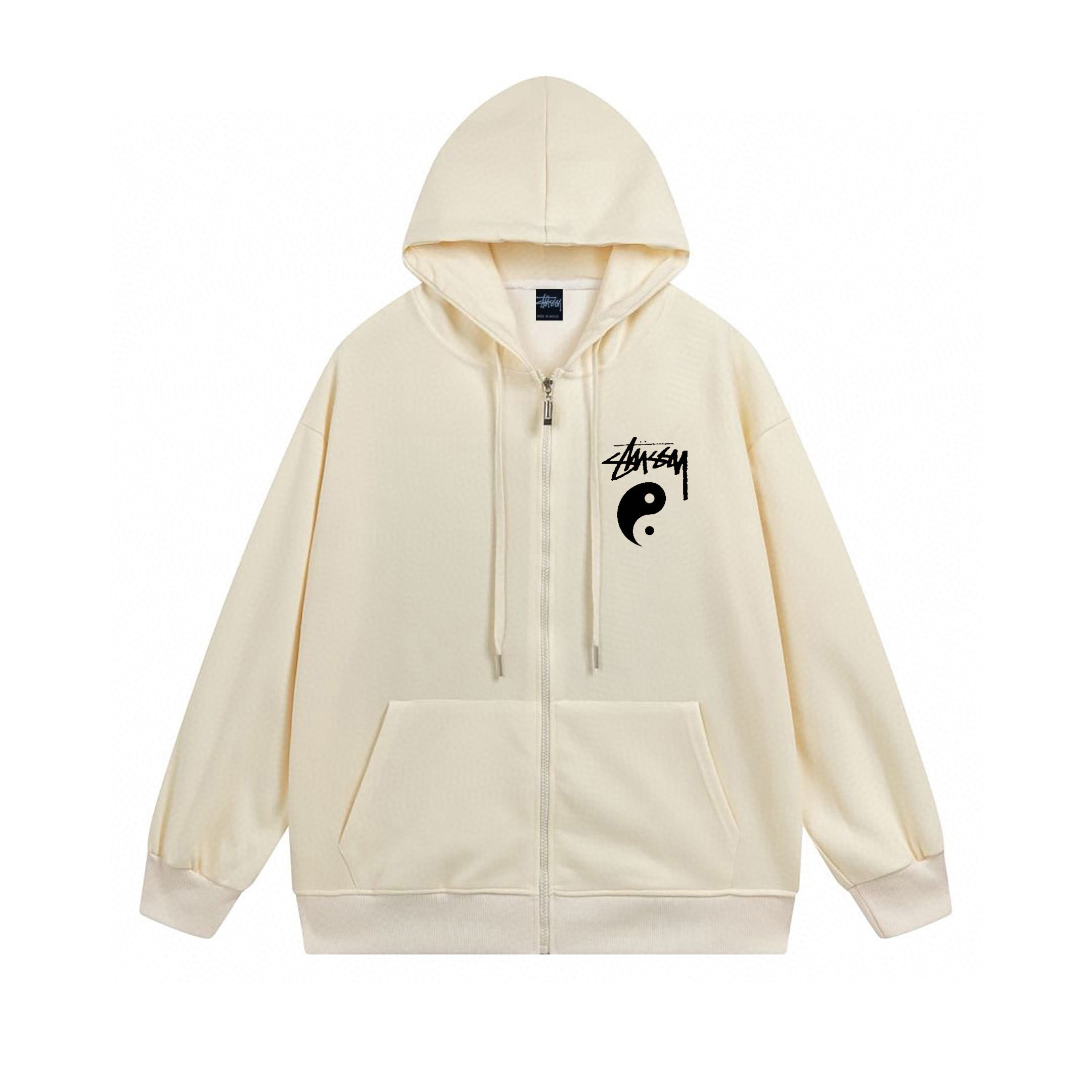Stussy Yin-Yang Full Zip Hoodie (Unisex)