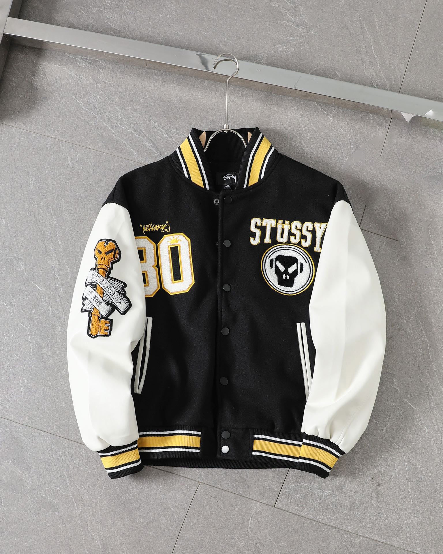 Stussy x Metalheadz 30th Anniversary Varsity Jacket (Unisex)
