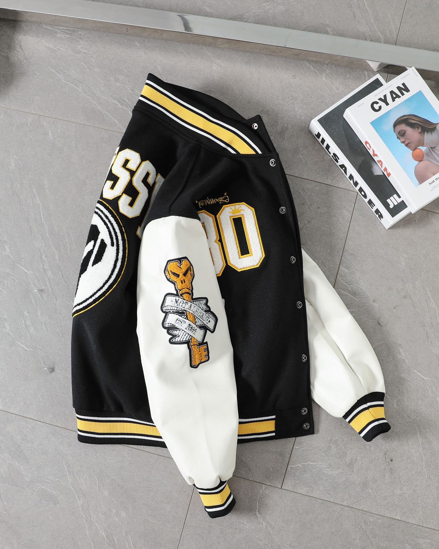 Stussy x Metalheadz 30th Anniversary Varsity Jacket (Unisex)