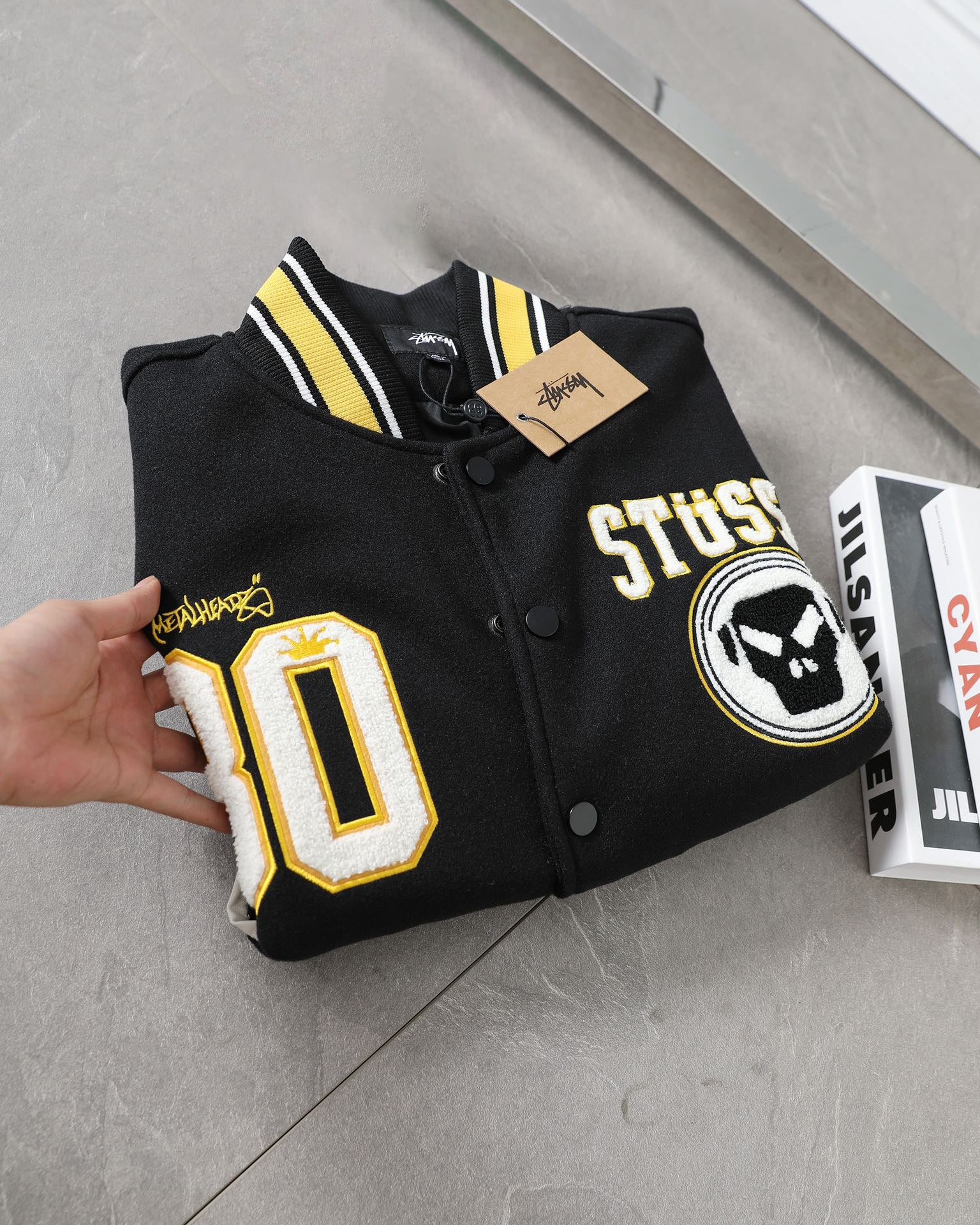 Stussy x Metalheadz 30th Anniversary Varsity Jacket (Unisex)