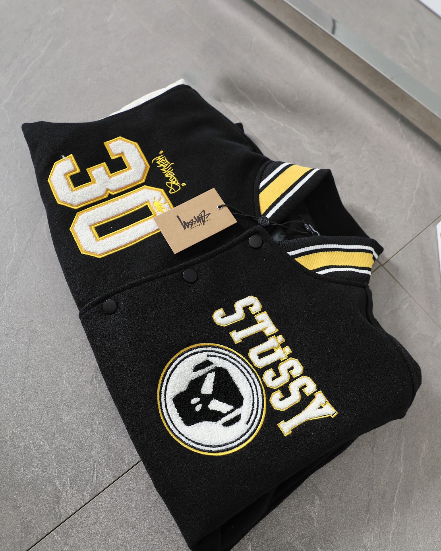 Stussy x Metalheadz 30th Anniversary Varsity Jacket (Unisex)