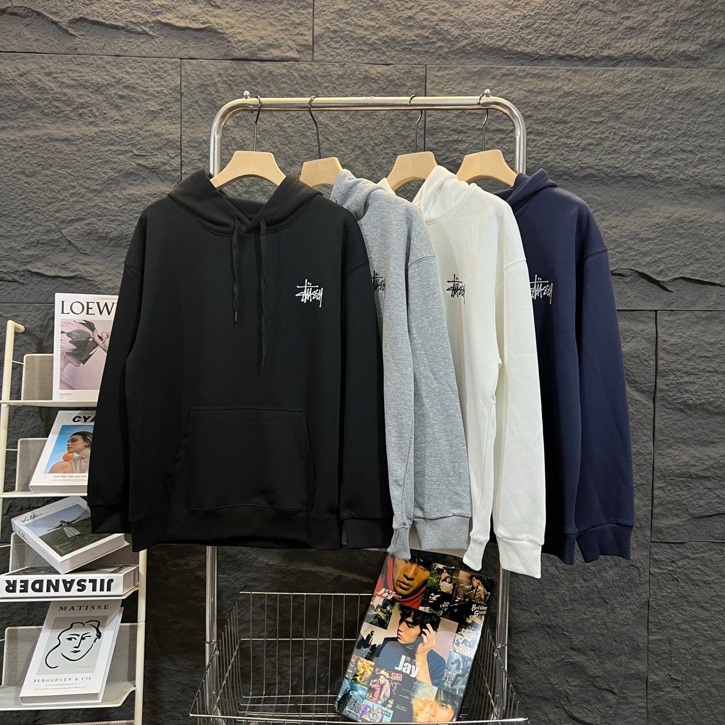 Stussy Core Embroidered Logo Hoodie (Unisex)